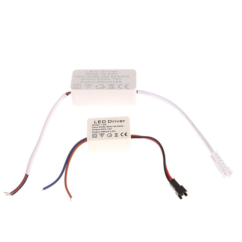 1PC 1-3W 3-5W 4-7W 8-12W12-18W 18-24W LED Driver Light Transformer Constant Current Power Adapter Lamp Strip LED Driver Power