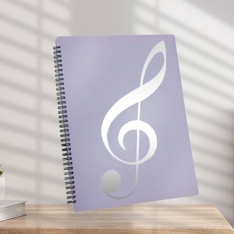 Водонепроницаемый складной зажим для нот формата А4 для студентов - Держатель для нот пианино 10 Pages