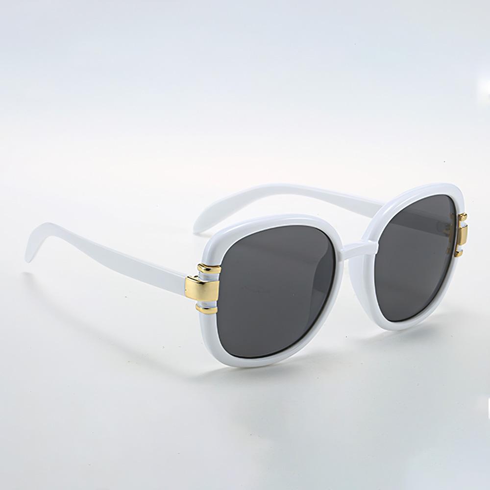 New In Sun Glasses for Women Modern Fashion Purple Orange Gradient Decorative Glasses Transparent Plastic Frame Metal