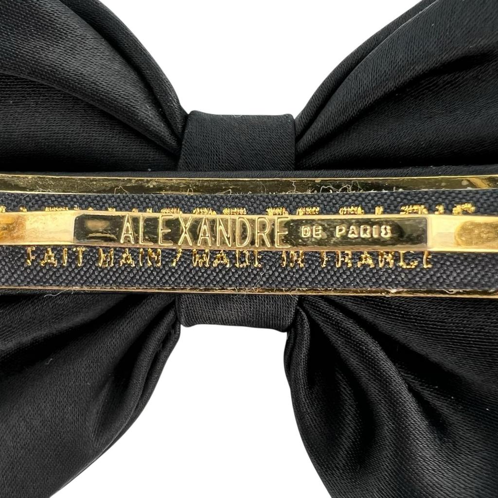 ALEXANDRE DE PARIS Valletta ribbon hair accessories black Women Used