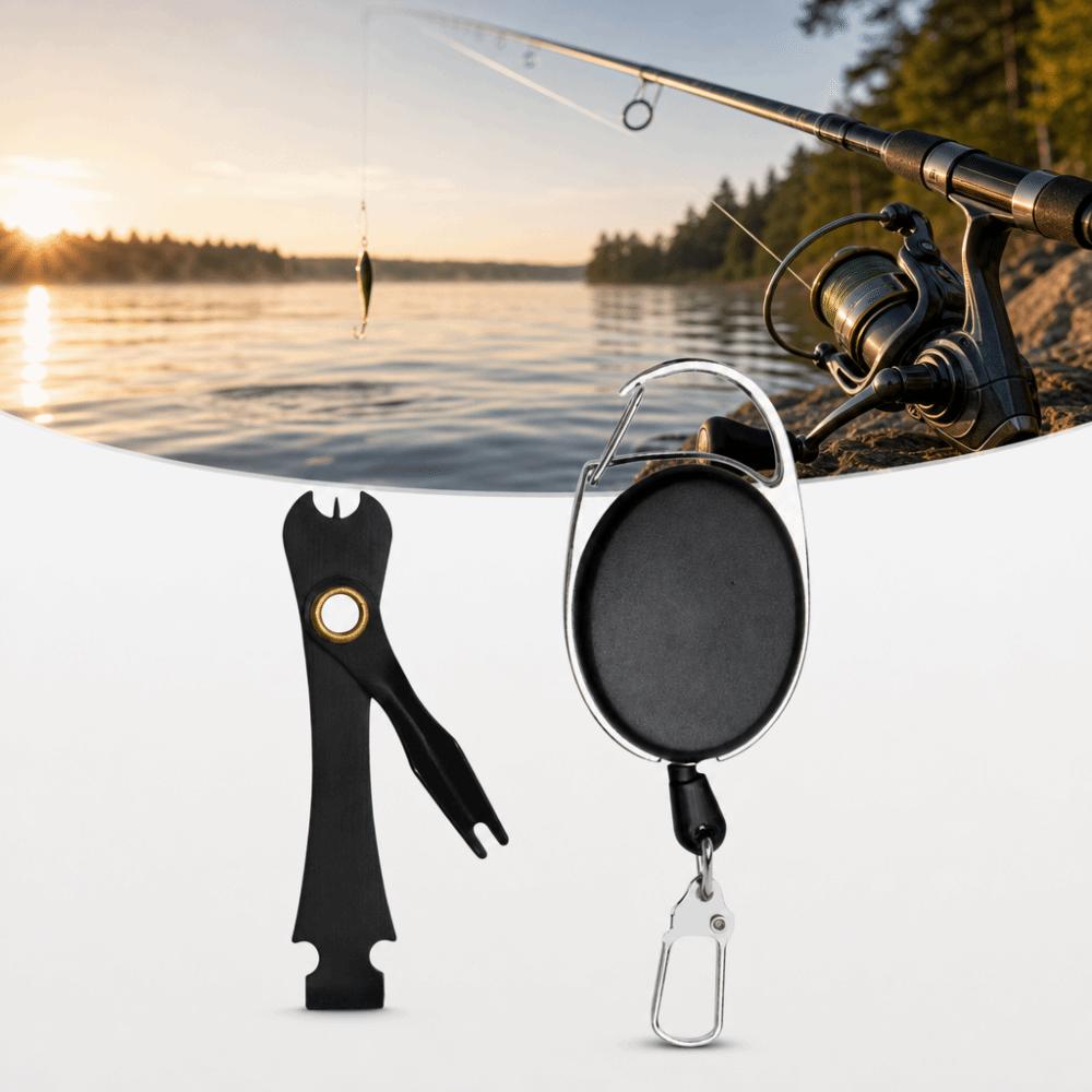 Stainless Steel Fishing Line Clipper 25 Inch Retractor Fishing Knot Tying Too  Outdoor Fishing
