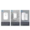 Wireless DoorBell QX-001 Ringer Self-powered Doorbell Home Waterproof With 38 Chimes Ring Bell 4-Volume Suitable for Home Office