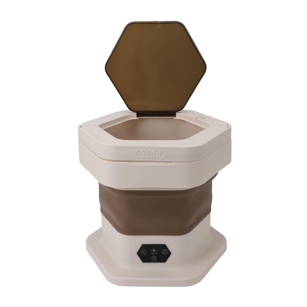 Portable Washing Machine 8L Foldable Miniature Washer Spin Dryer Laundry Washer for Underwear Baby