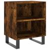 VidaXL Bedside Table Smoked Oak 40x30x50 Cm Engineered Wood 826806