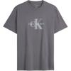 Casual Comfortable Letter Round Neck Short Sleeve T-Shirt Men Tops Gray 8RB845G-030