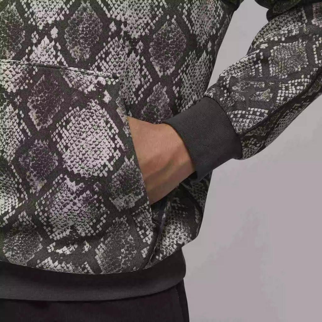 Jordan SS25 Quick-Dry Pullover Hoodie Men hoodies Sail-White Carbon-Black HF9895010