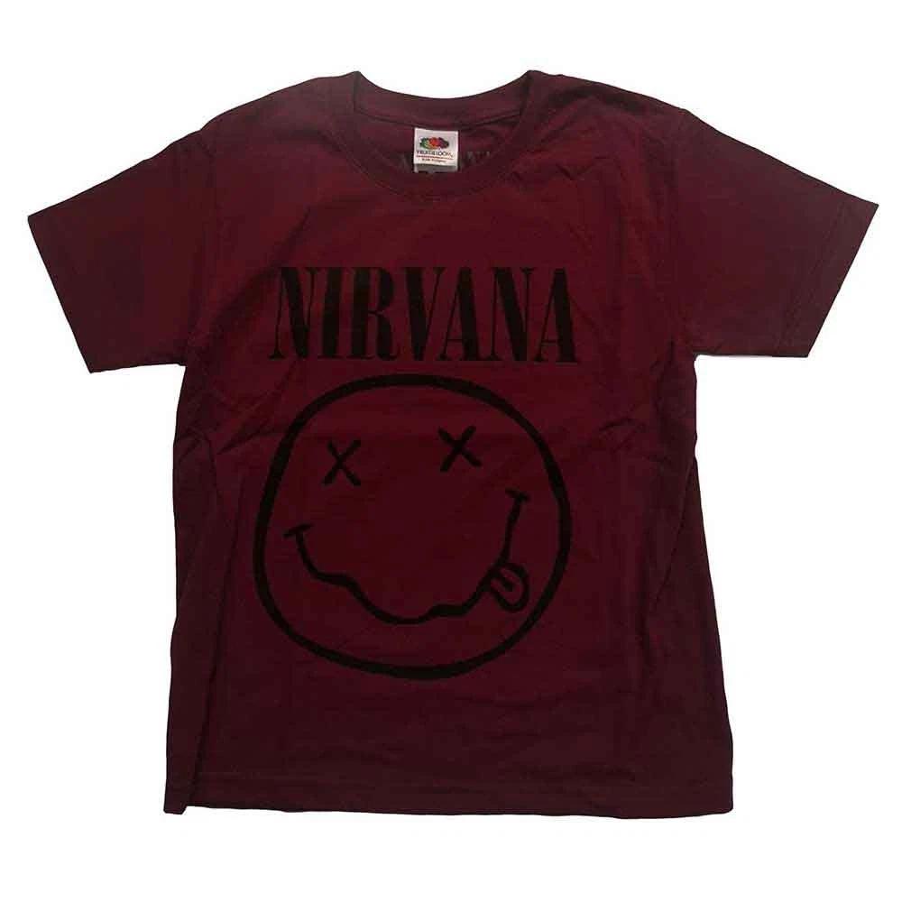 Nirvana Kids T-Shirt: Grey Smiley (3-4 Years) 2XL