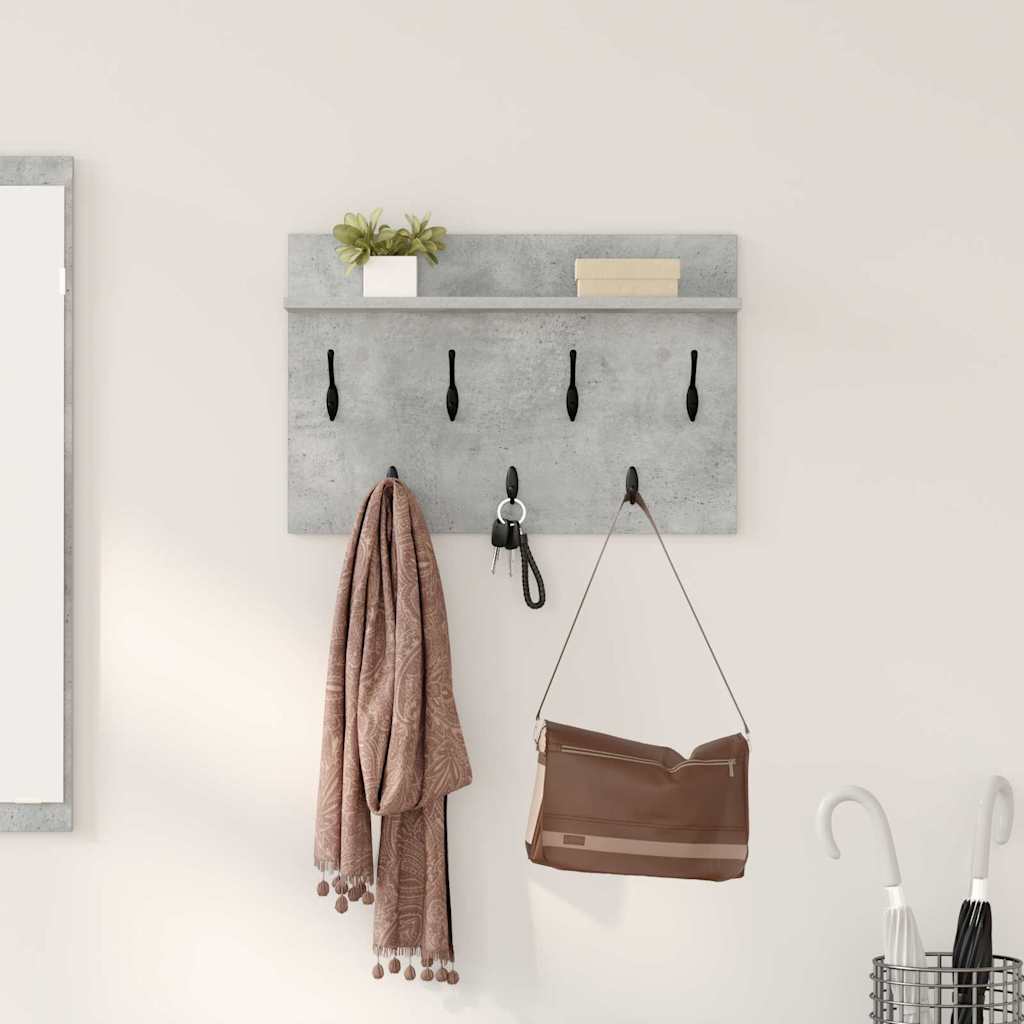 Wall Mounted Nightstand Wall Mount Concrete Grey