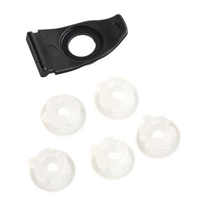 Motorcycle Rubber Buckle Fastener Set Suitable For Air Filter Support Bracket With Gasket, Easy Installation Accessories
