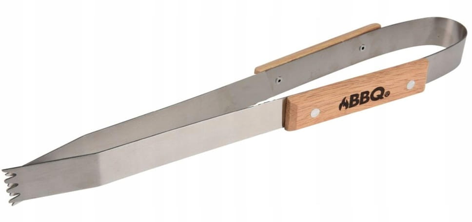 3-in-1 Grill Accessory Set Stainless Steel with Wooden Handle