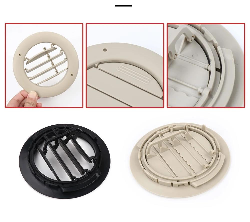 Car Air Conditioner Vent Car Roof Ceiling Air Vent Outlet Grille Conditioner Vent for