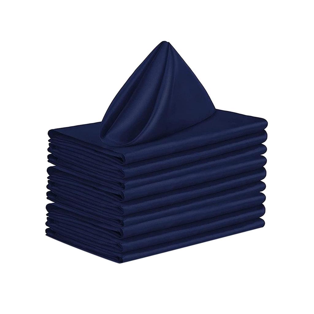 Set of 10 Elegant Napkins for Weddings and Special Events