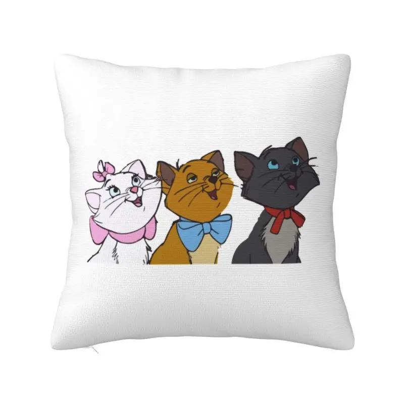 Lady Marie Cat Kitten Luxury Pillow Cover Living Room Decoracion Salon Case Cartoon Animal Chair Cushion Cover