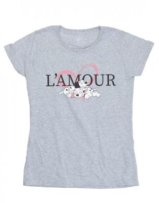 Womens/Ladies 101 Dalmatians LÂ´Amour Cotton T-Shirt