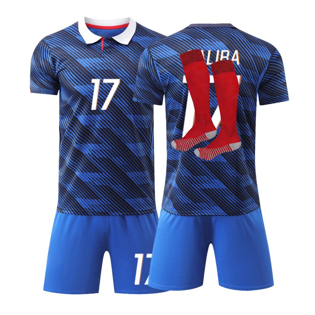 2526 Away Jerseys Sports Team Uniform Set Football Training Suit Set