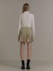 ANOETIC Anc Buckle Pleats Wrap Skirt_Beige