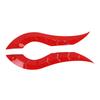 2 Pezzi Corni per Tetto Auto Modifica Unici Accattivanti Decorazione Esterna Auto Ornamento a Corno per SUV Berlina Hatchback