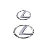 Innenaufkleber für Lexus ES350 Autozubehör Spreadability 4 Stück 3D ABS Auto Logo Heckklappe Kotflügel Tür Emblem Abzeichen Auto Stick