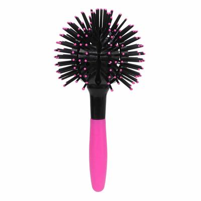 3D Curly Hair Comb High Temperature Resistant 3D Round Hair Brush 360 Degrees  Massage Ball Hair Comb