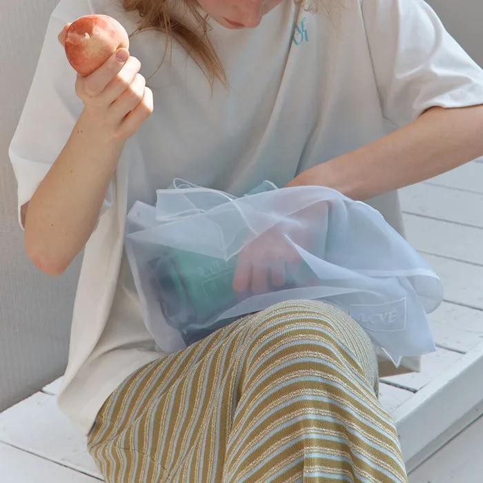 LUMIERE ORGANZA BAG_WHITE