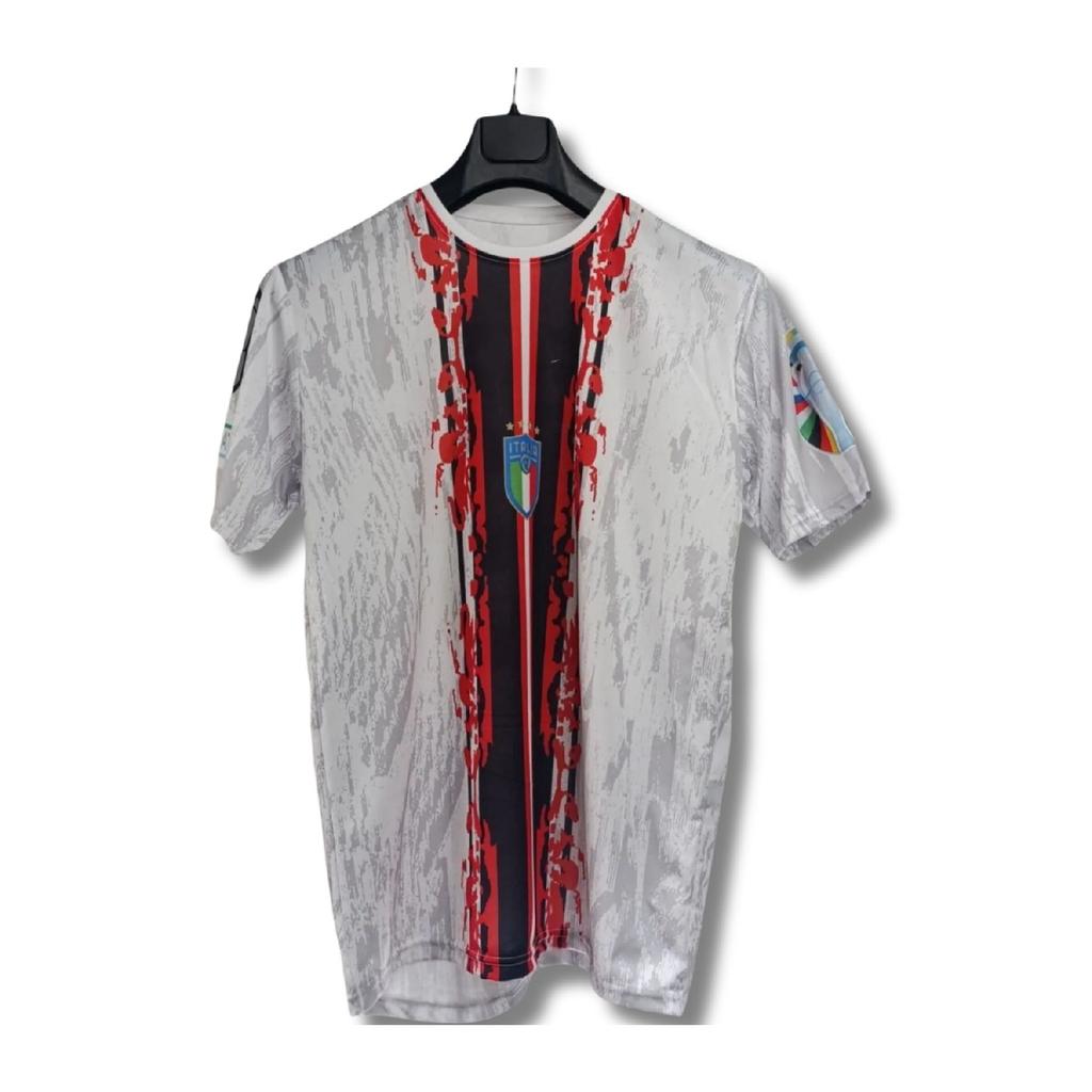 Italy Inzaghi Special Design Red Patterned Adult Football Jersey