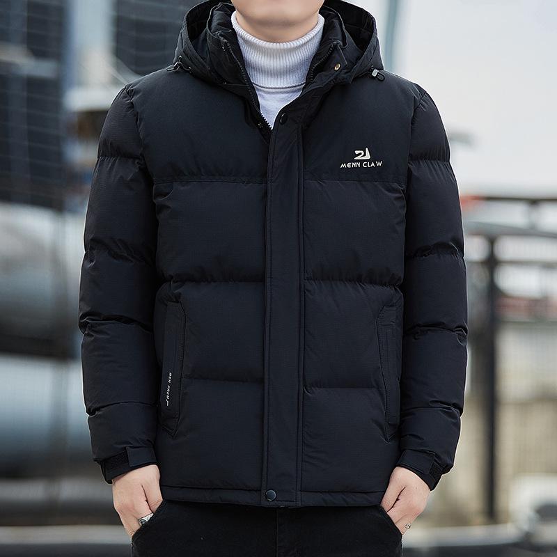 

Men s Graphene Color Block Winter Hooded Cotton Jacket – Thick Warm Padded Windbreaker for Cold Protection 3XL