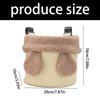 2 Piece/set Baby Bed Storage Hanging Bag Feature Tear Resistant Fabric And No Tool Needed Secured Hook Design