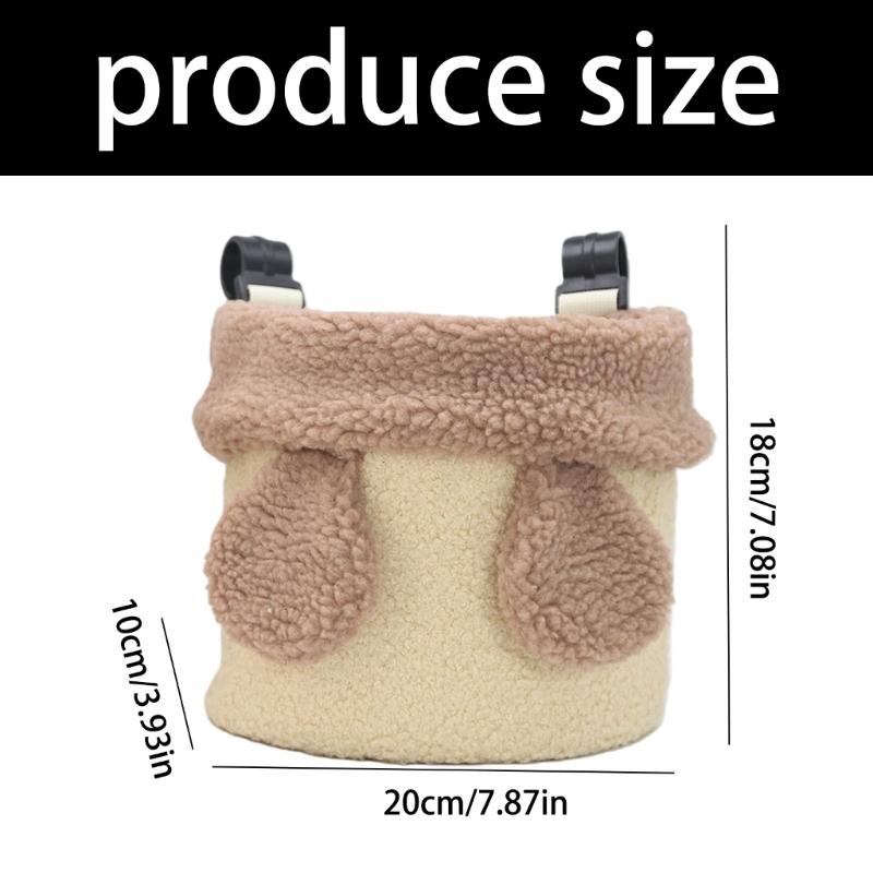 2 Piece/set Baby Bed Storage Hanging Bag Feature Tear Resistant Fabric And No Tool Needed Secured Hook Design