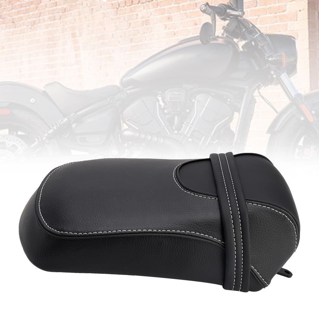 Rear Seat Passenger Cushion Flat Black Fit For Indian Super Scout Sixty Bobber