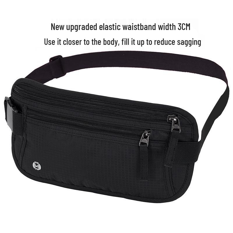 Waterproof Anti-Theft Passport Waist Bag with Phone Storage