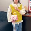 Handbag Small Girls Pu Material Kids Cute Designer Mini Shoulder Bag School For