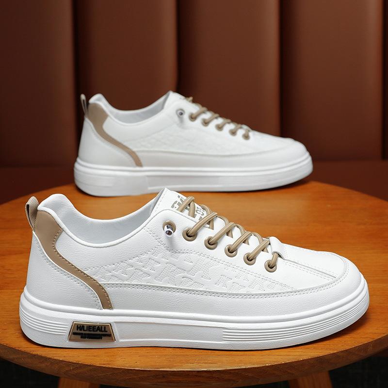 Summer Men's Shoes New Breathable Little White Shoes Men's Korean Version Trendy Versatile Platform Sports Casual Shoes Board Shoes Z100