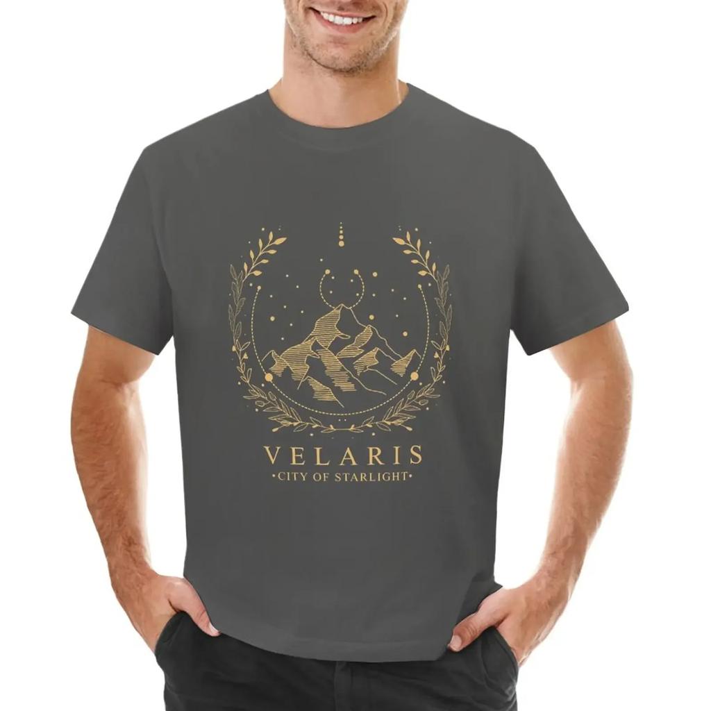 Vintage Velaris T-shirt vintage anime boys animal print designer t shirt