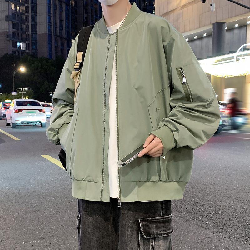 Large Size Jacket Men's Baseball Jersey Men's American Flight Jersey Fattened and Enlarged Fatty Clothing Loose