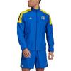 Adidas Boston Marathon Colorblock Zip-Up Long Sleeve Jacket Men Outerwear Blue GQ8331