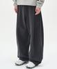 Sobeomeonteu Daily Double-Pleat Wide Pants - Anthracite Charcoal -