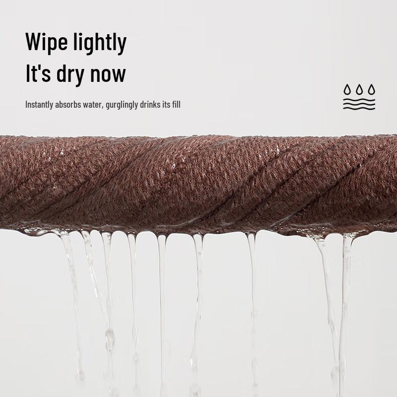 Bamboo Fiber Quick-Dry Absorbent Towel 3-Pack