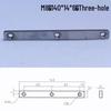 304 Stainless Steel Multi-hole Rectangular Nut for Aluminum Profiles, Square Double Hole, Available In Sizes M4, M5, M6