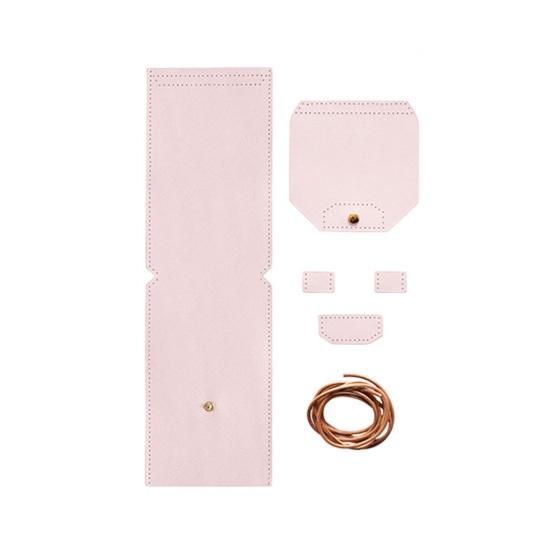 DIY Mobile Phone Bag Faux Leather Phone Pouch Craft Set Unfinished Crossbody Wallet Phone Bag for Daily Travel And Gifts