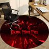 1PC Devil May Cry Office Round Rug, Non-slip, Soft and Durable Office Rug for Interior Decoration, Perfect for Office yy250915075