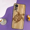 Turtle Wood Pattern Case For Xiaomi Redmi Note 13 Pro 14 12 9 10 11 Pro 10S 11S 12S Redmi 13C 14C 10C 12C Cover