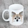 Chihuahua Długowłosy -Kubek Ze Zdjęciem I Napisem Geometryczny Pies Art-Dog