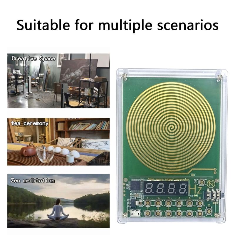 Schumann Waves Generator Resonances Generator 7.83Hz High Stability Frequency Adjustable from 0.1HZ~99999HZ Ranges