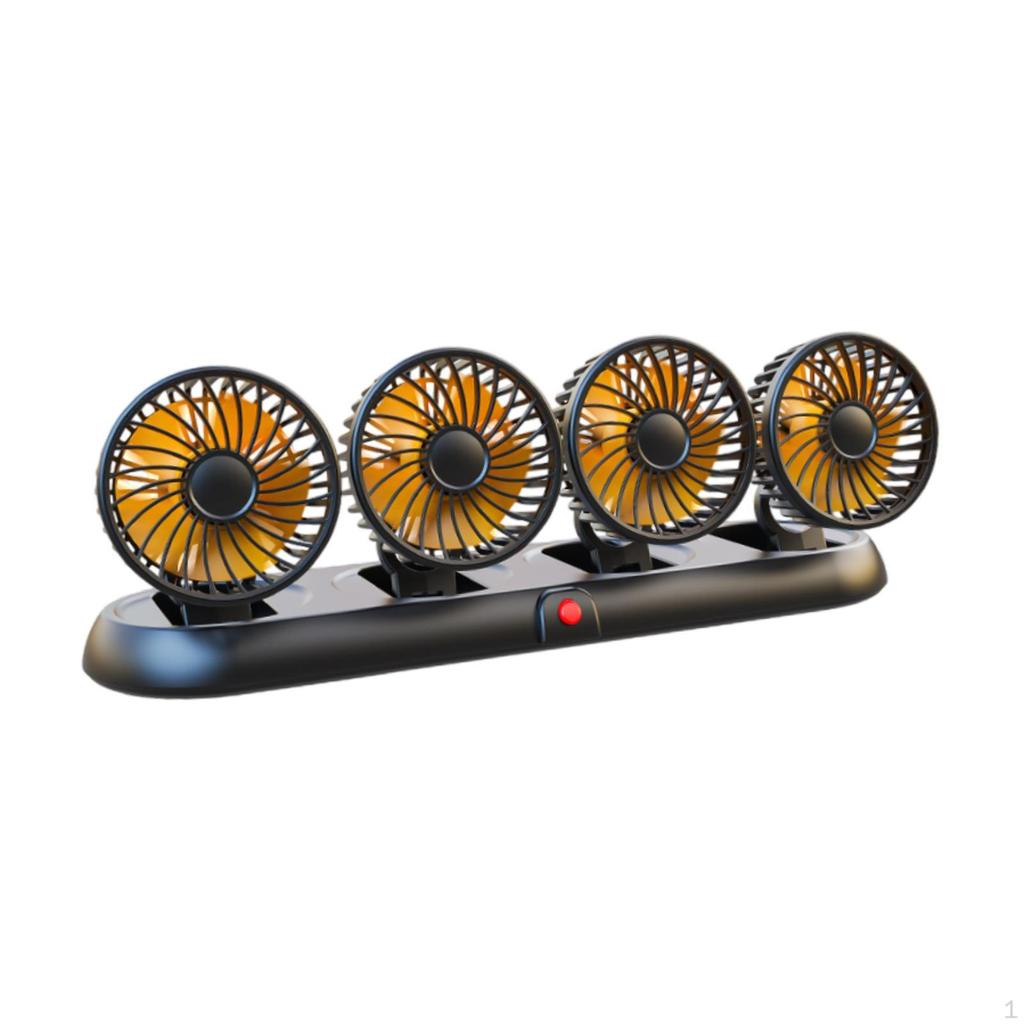 Car Cooling Air Fan Folding for Truck SUV Multipurpose Dashboard