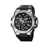 Men's Korean Style Multifunctional Outdoor Sports Luminous Dual Display Electronic Watch