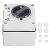 Outdoor Waterproof Switch Socket Dustproof Isolation Rotary OnOff Buttons Indicators 500V(3P32A )