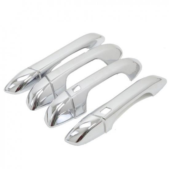 For Kia Sportage 2017-2019 Chrome Side Door Handle Cover Trim Moulding Bezel