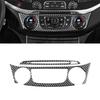 A87Q-For Chevy Impala 2014- Soft Carbon Fiber Car Central Control Air Conditioner Buttons Cover Trim Sticker Accessories