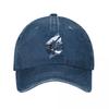 Trend Neutral Weekend Leisure Vitality Abstract Brushstroke Typography Washed Baseball Cap Outdoor For Womens Unisex FeUnisex