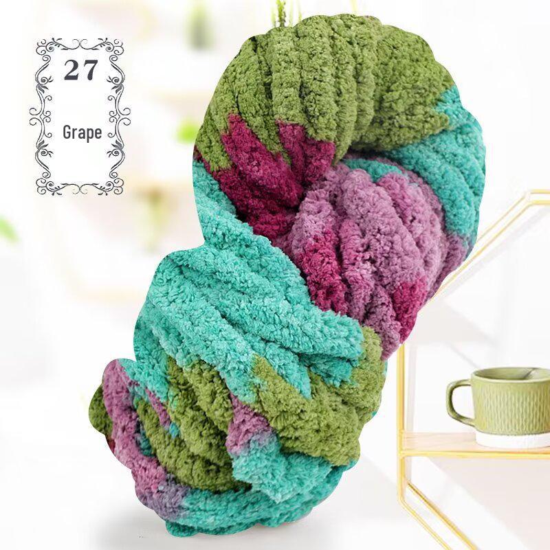 Pătură Croșetată din Fire de Gheață Pufoase Extra Groase - DIY Caldă Calitate Handmade